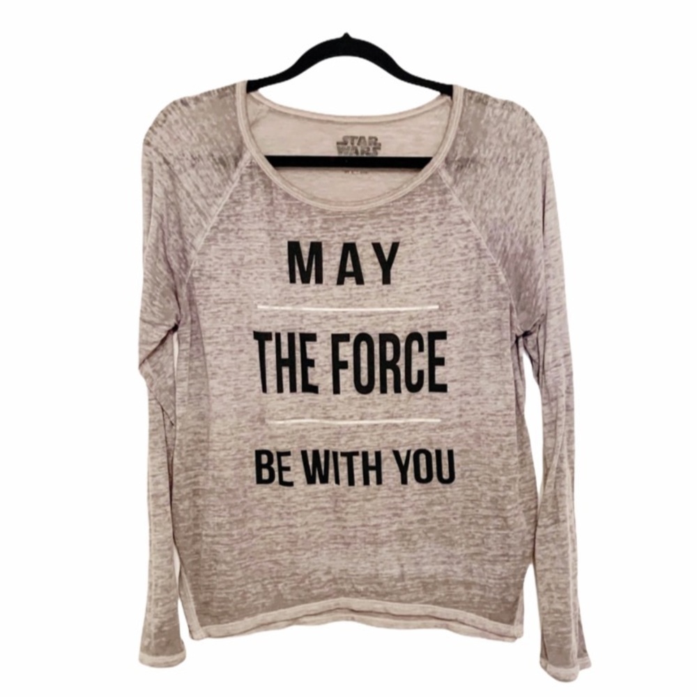 Star Wars May The Force Be With You Burnout Top